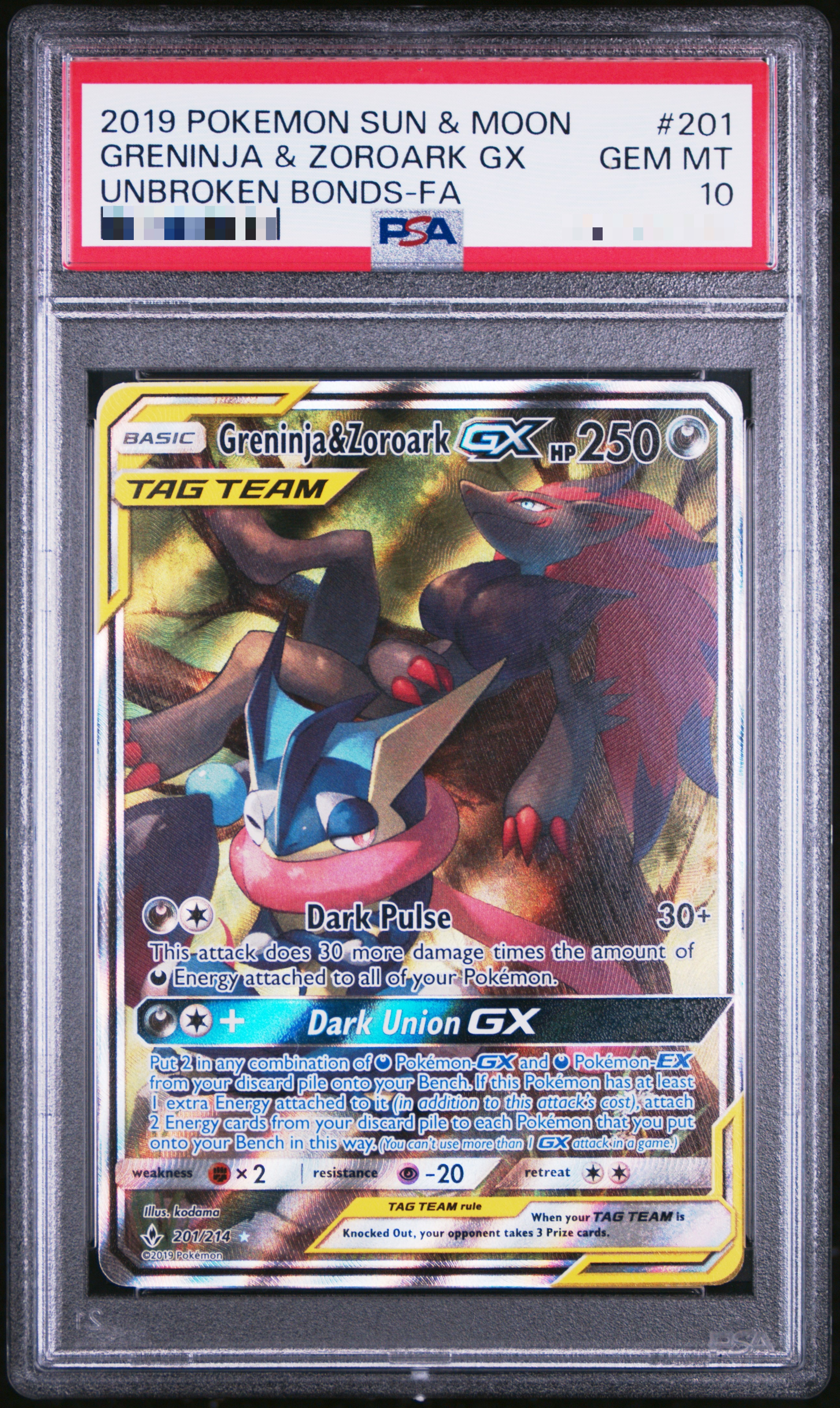 Image of GRENINJA & ZOROARK GX
