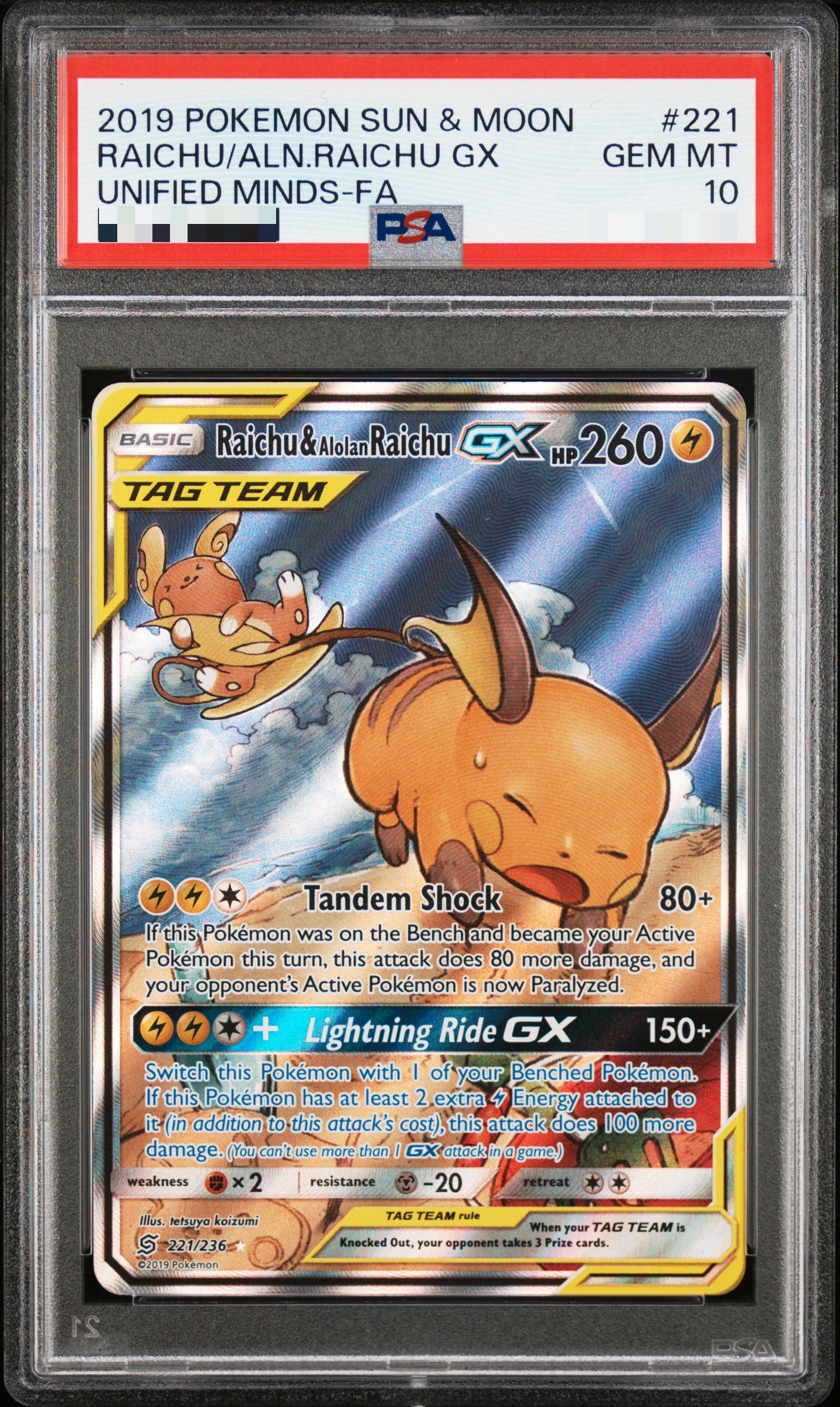 Image of RAICHU/ALN.RAICHU GX