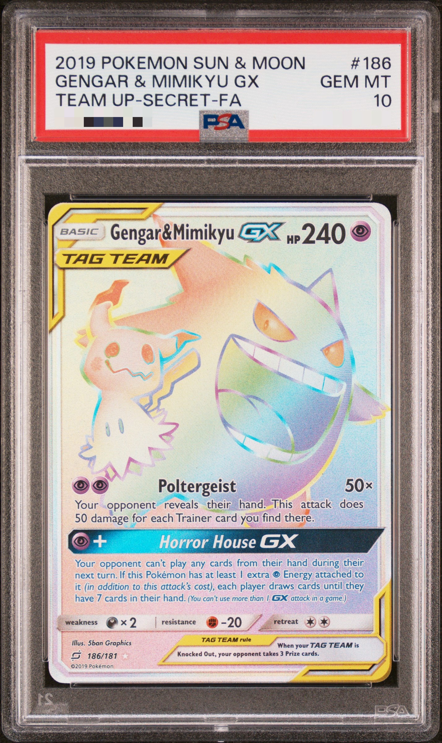 Image of GENGAR & MIMIKYU GX