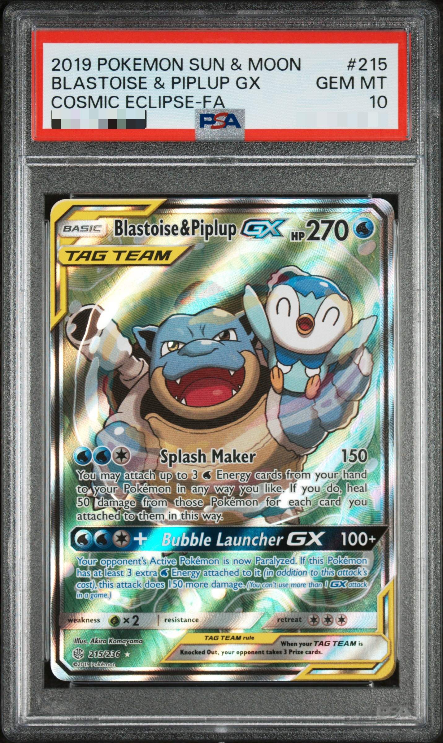 Image of BLASTOISE & PIPLUP GX